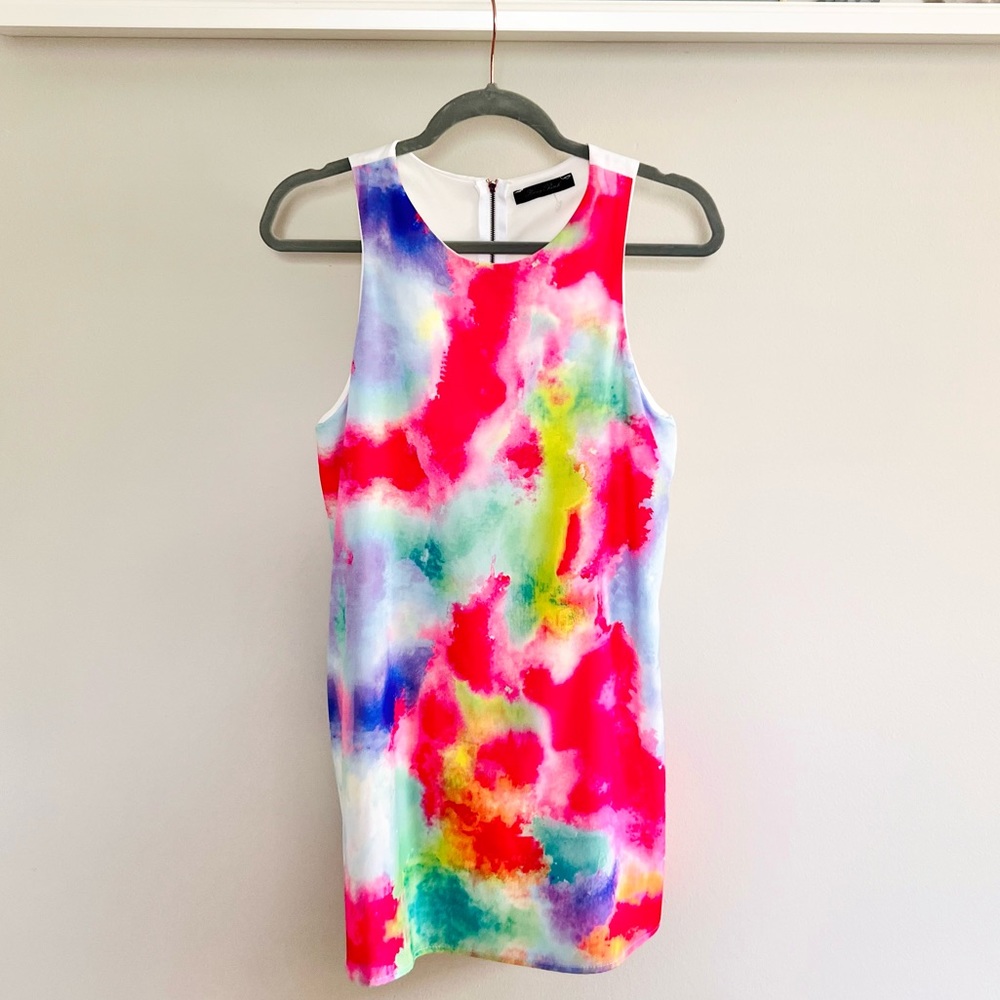 Honey Punch Small Tie-Dye Print Shift Dress!
